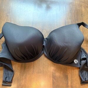 Olympia Black Bikini Top | US W10 or EU 40F Cup | Convertible Straps